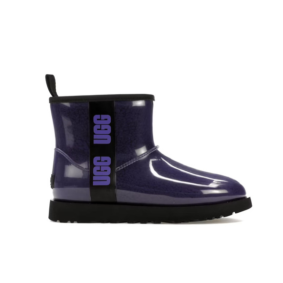 NEW UGG Classic Clear Mini Boots Purple 1113190 Women's Size 7 Waterproof - Picture 4 of 7